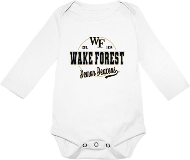 Wake Forest Demon Deacons Infant Long Sleeve Ollie Bodysuit