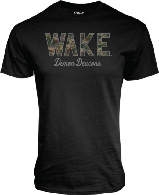 Wake Forest Demon Deacons Deacs Camo Short Sleeve T-Shirt