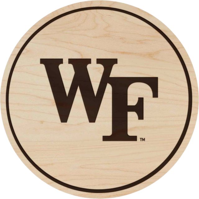 Wake Forest University Wood Coaster