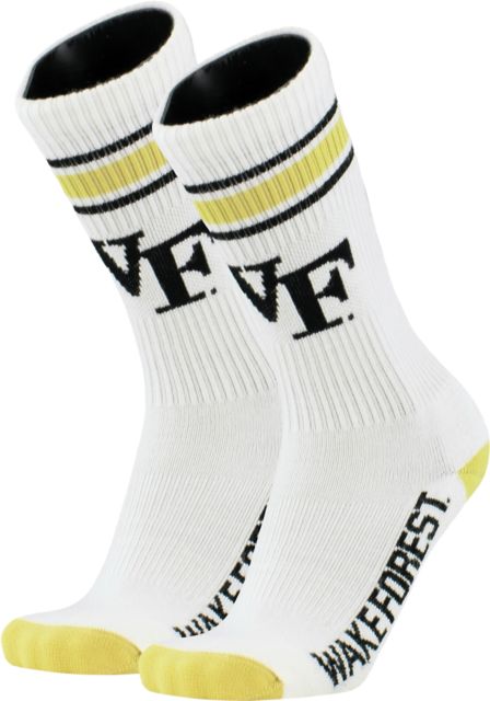 Wake Forest Demon Deacons Throwback Crew Socks