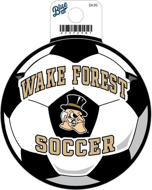 Wake Forest Demon Deacons Soccer Sticker