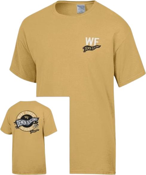 Wake Forest University Demon Deacons Comfort Wash Garment Dyed T-Shirt