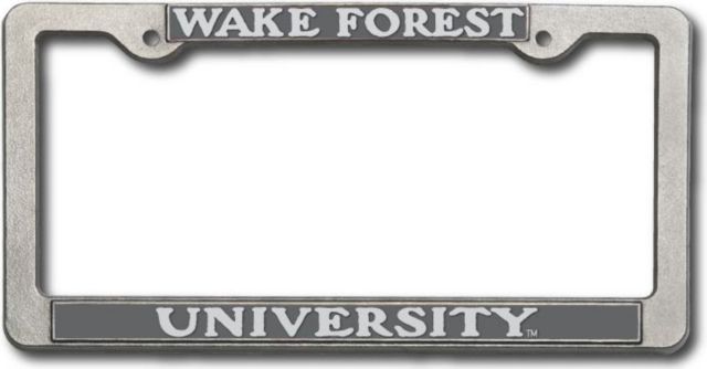 Wake Forest University License Plate Frame