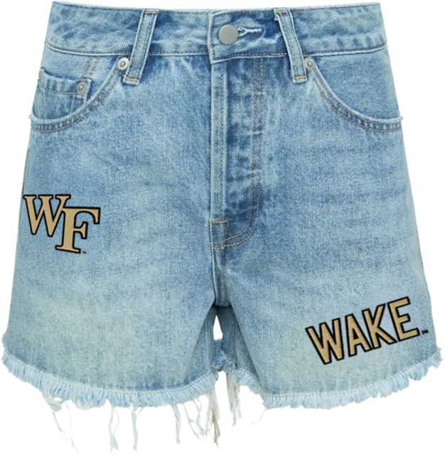 Wake Forest University Women's Denim Patch Shorts