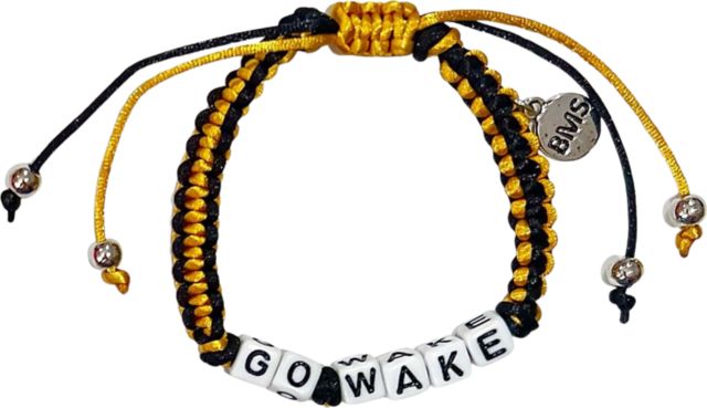 Wake Forest University Braided Bracelet