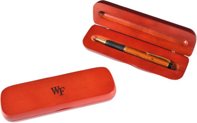 Wake Forest Demon Deacons Rosewood Pen and Case Set