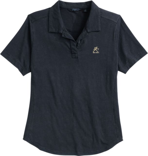 Wake Forest Demon Deacons Women's Coastal Wash V-Neck Short Sleeve T-Shirt