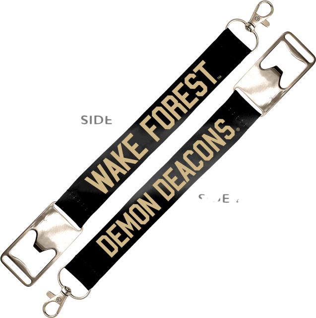Wake Forest Demon Deacons Bottle Opener Keystrap