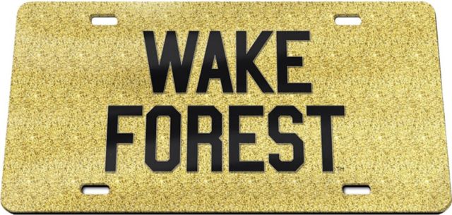 Wake Forest University License Plate Frame