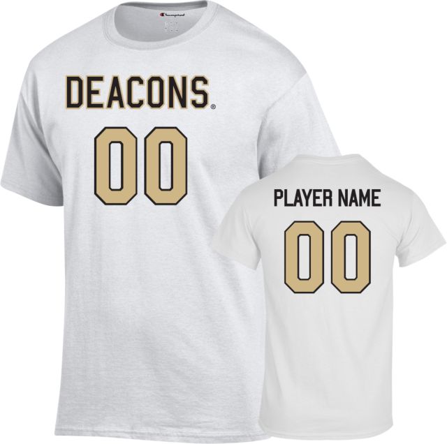Wake Forest Men's Basketball Player Name Short Sleeve T-Shirt