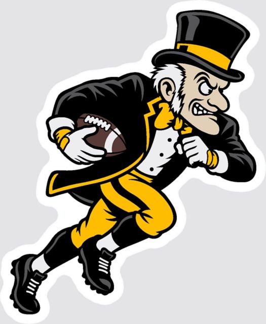 Wake Forest Demon Deacons Rushing Deacon 4'' x 4'' Magnet