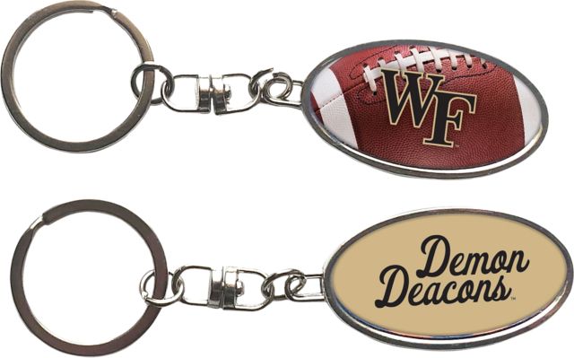 Wake Forest University Football Keychain
