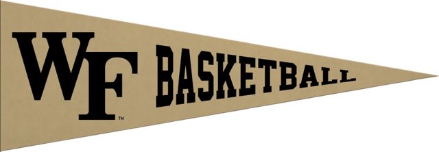 Wake Forest University 5x15 Basketball Pennant