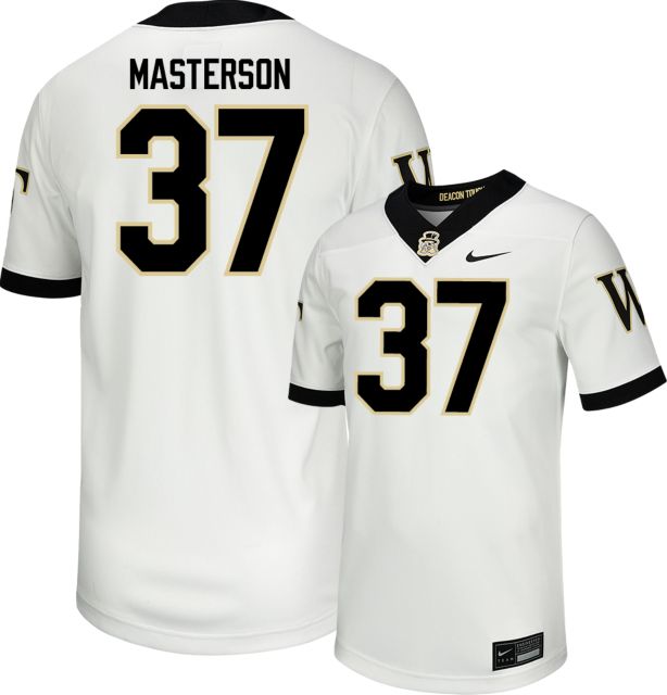 Wake Forest Demon Deacons Replica Football Jersey #37 C MASTERSON