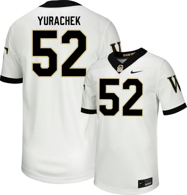 Wake Forest Demon Deacons Replica Football Jersey #52B B YURACHEK