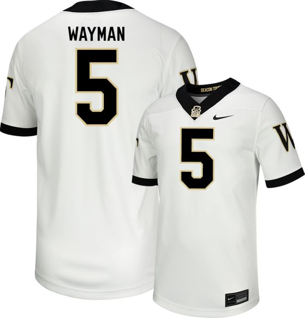 Wake Forest Demon Deacons Replica Football Jersey #5 K WAYMAN