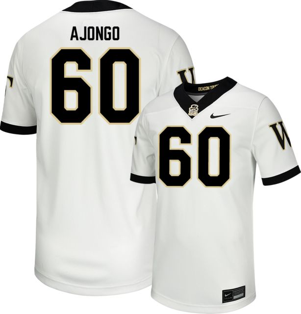 Wake Forest Demon Deacons Replica Football Jersey #60 UBER AJONGO