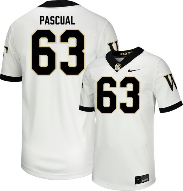 Wake Forest Demon Deacons Replica Football Jersey #63 JAKE PASCUAL
