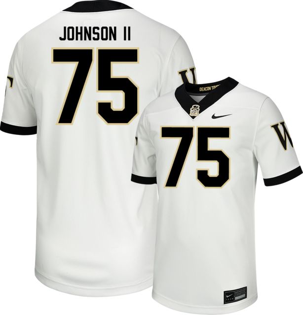 Wake Forest Demon Deacons Replica Football Jersey #75 D JOHNSON II