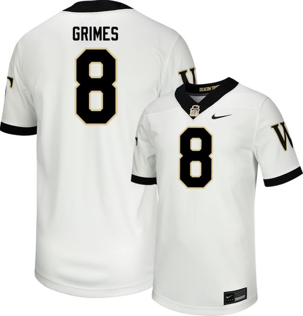 Wake Forest Demon Deacons Replica Football Jersey #8 WESLEY GRIMES