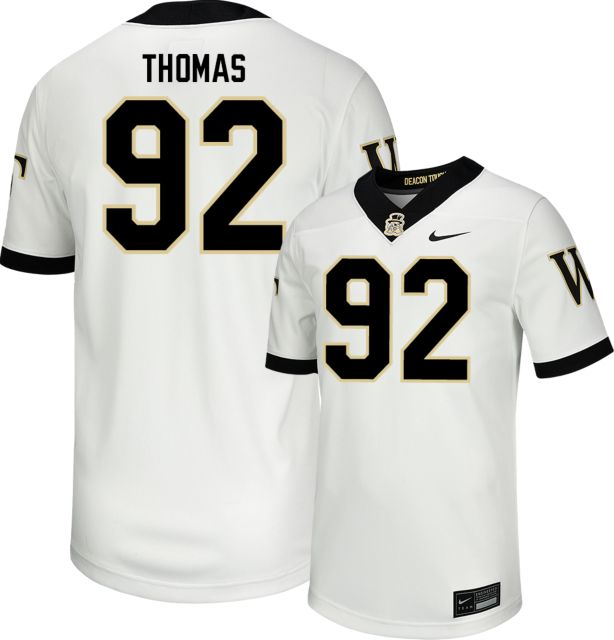 Wake Forest Demon Deacons Replica Football Jersey #92 K THOMAS
