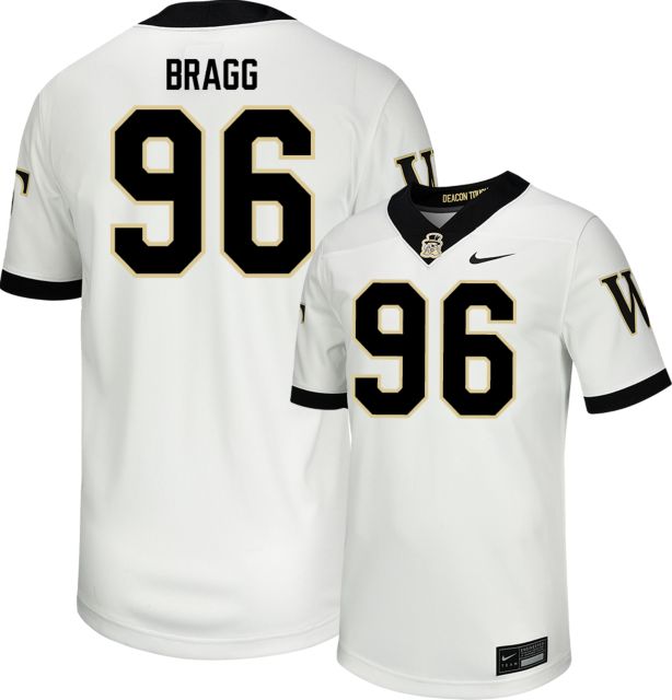 Wake Forest Demon Deacons Replica Football Jersey #96 CLAUDE BRAGG