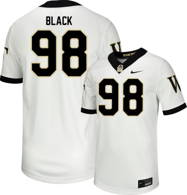 Wake Forest Demon Deacons Replica Football Jersey #98B TYLER BLACK