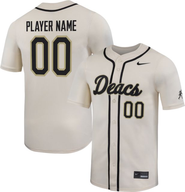 Wake Forest Demon Deacons Baseball Player Name Replica Jersey