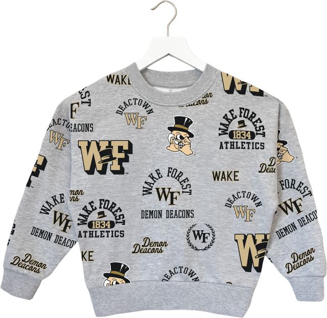 Wake Forest University Youth Girls Crewneck Sweatshirt