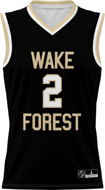 ウェア WAKE FOREST Univ. No.21 DUNCAN Men's Nike Black Wake Forest Demon Deacons Replica