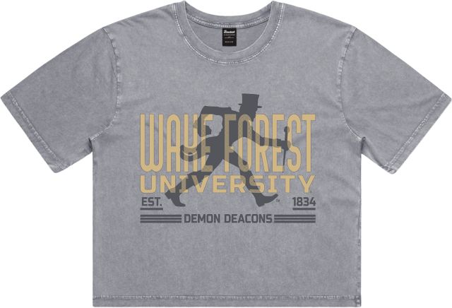 Wake Forest University Women's Cropped Short Sleeve T-Shirt