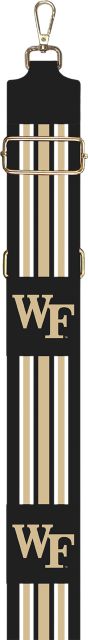 Wake Forest Demon Deacons Striped Bag Strap
