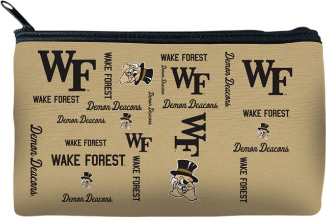 Wake Forest Demon Deacons Neoprene Zipper Pouch