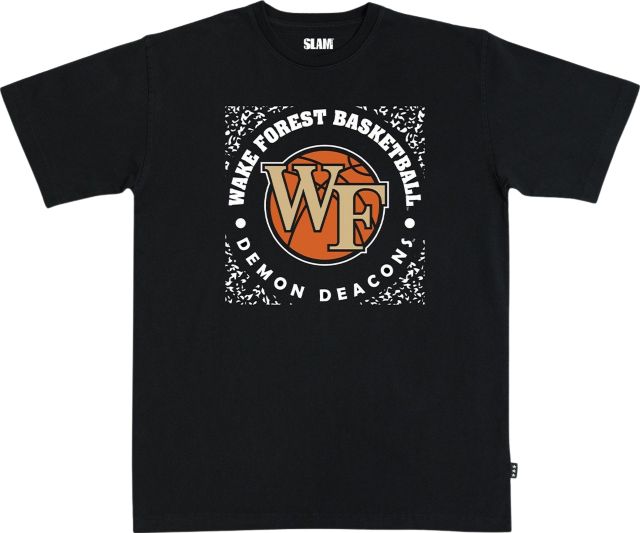Wake Forest University Basketball Demon Deacons Slam Short Sleeve T-Shirt