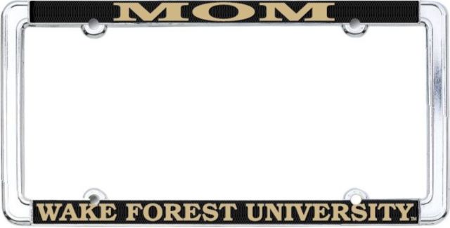 Wake Forest University Mom License Plate Frame