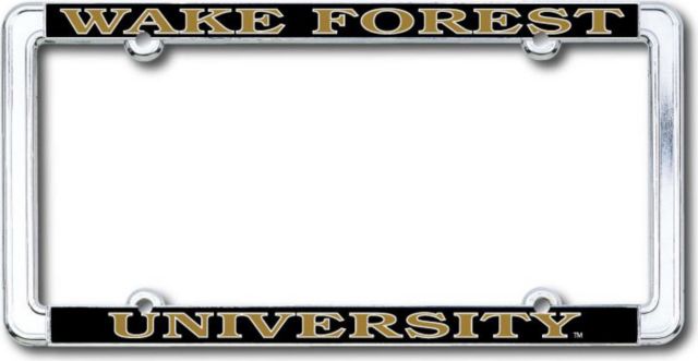 Wake Forest University Thin Dome License Plate Frame
