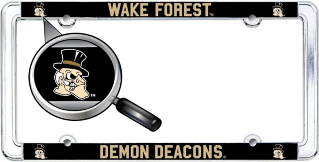 Wake Forest University Demon Deacons Thin Dome License Plate Frame