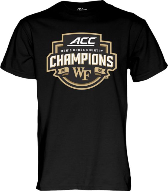 Wake Forest Demon Deacons Men's Cross Country 2026 ACC Champions Locker Room T-Shirt