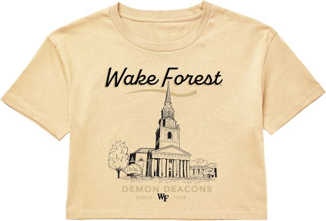 Wake Forest Demon Deacons Women's Cropped Short Sleeve T-Shirt