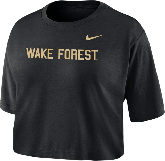 Wake Forest Demon Deacons Women's Dri-Fit Crop Short Sleeve T-Shirt