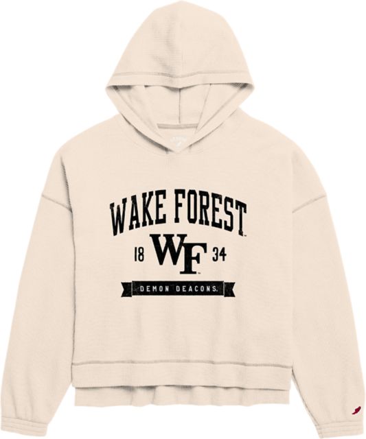 Wake Forest Demon Deacons Women's Waffle Hooded Sweatshirt