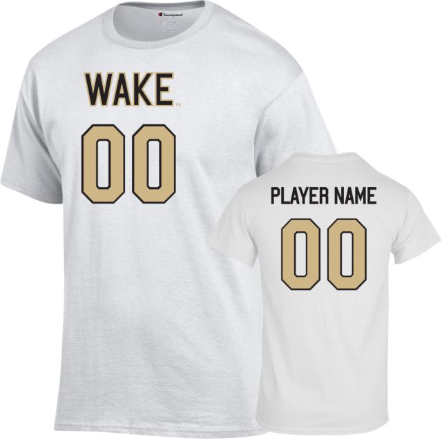 Wake Forest Women's Basketball Player Name Short Sleeve T-Shirt