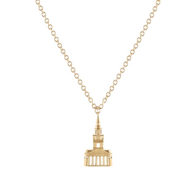 Wake Forest Wait Chapel Necklace - Cavan Gold