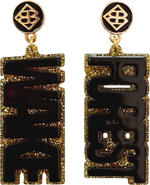 Wake Forest University Glitter Earrings