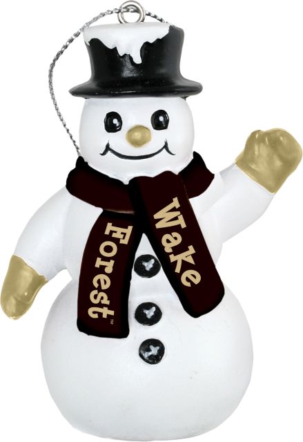 Wake Forest University Demon Deacons Snowman Ornament