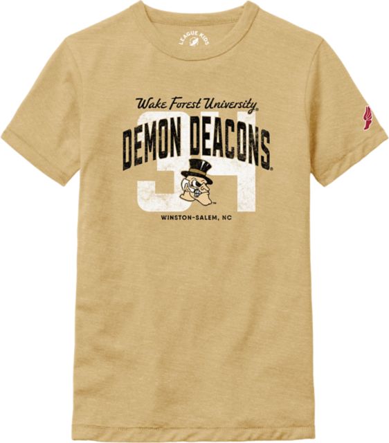 Wake Forest Demon Deacons Youth Victory Falls Short Sleeve T-Shirt