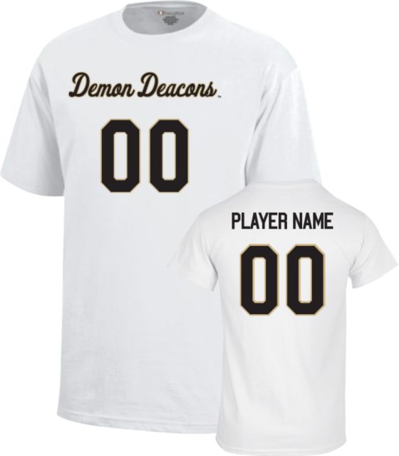 Wake Forest Baseball Player Name Youth Short Sleeve T-Shirt