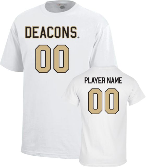 Wake Forest Men's Basketball Player Name Youth Short Sleeve T-Shirt