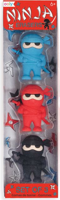 ERASER NINJA SET/3