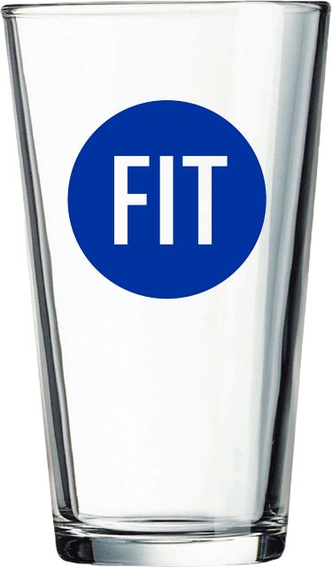 Fashion Institute of Technology 16 oz. Glass